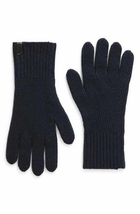 Vince Shaker Stitch Wool & Cashmere Gloves