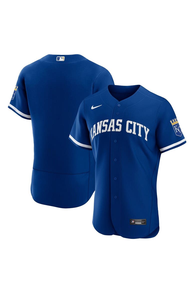 Men's Nike Royal Kansas City Royals 2022 Alternate Authentic Jersey, Main, color, Royal