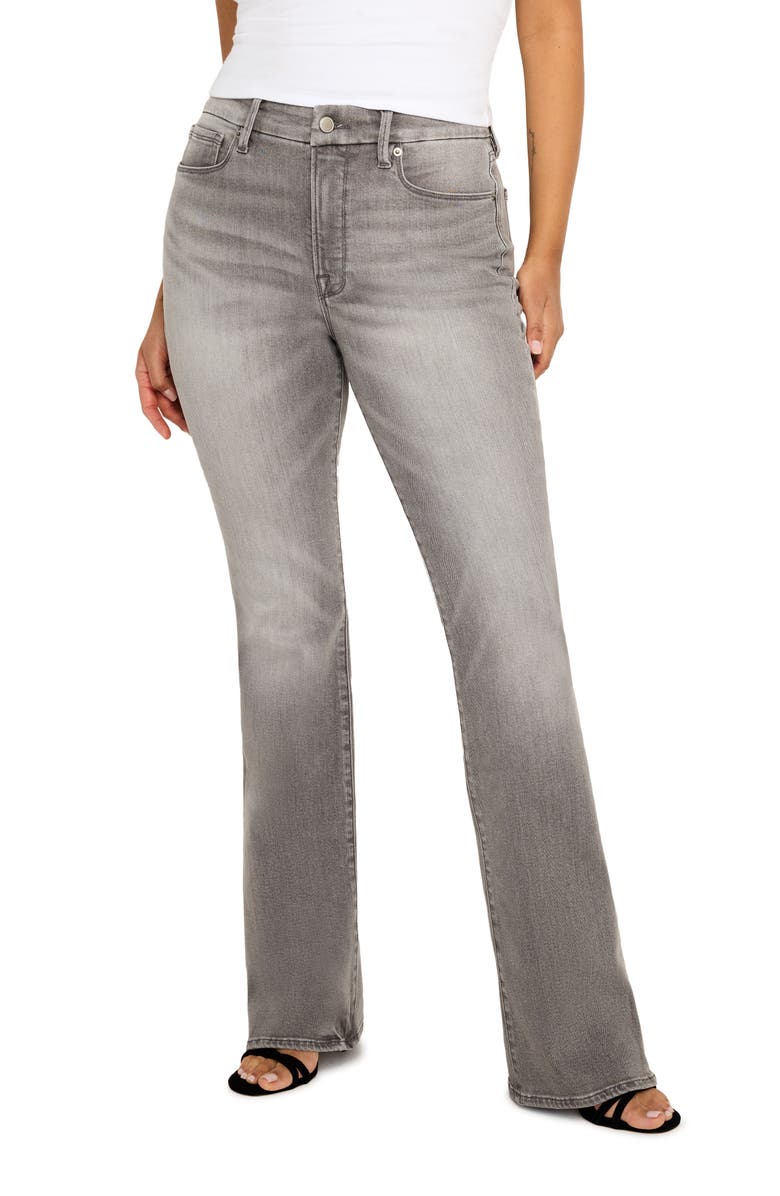 Good American Good Classic Bootcut Jeans, Alternate, color, Black336