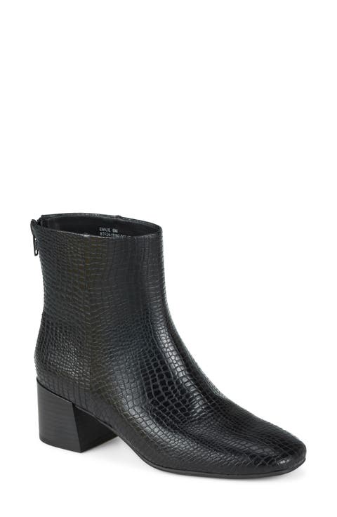 Emilie Block Heel Bootie