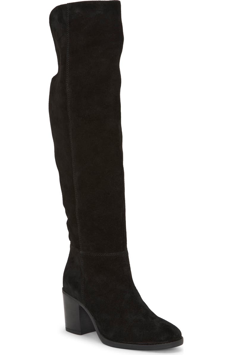 Lucky Brand Borah 2 Knee High Boot, Main, color, Black 01