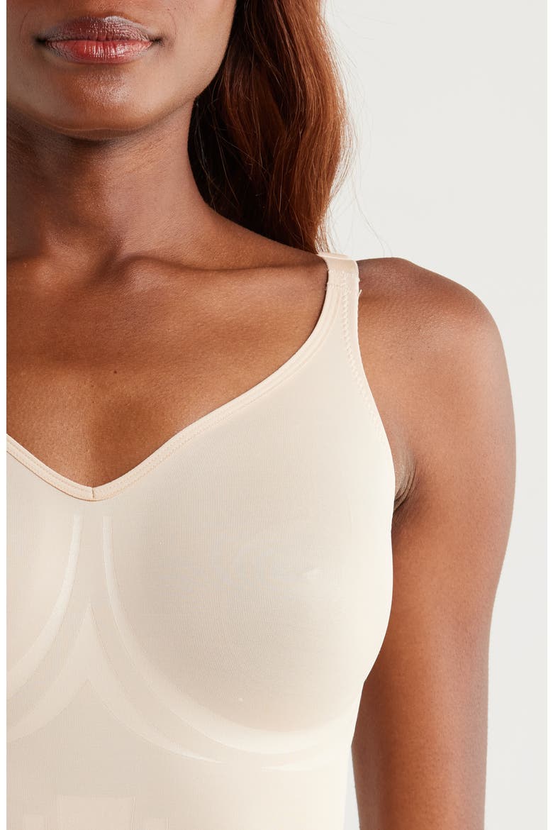 Modern Miracle Shaping Bodysuit, Alternate, color, WARM BEIGE