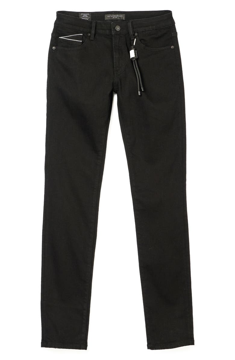 Cult of Individuality Rocker Long Slim Fit Jeans, Alternate, color, Black