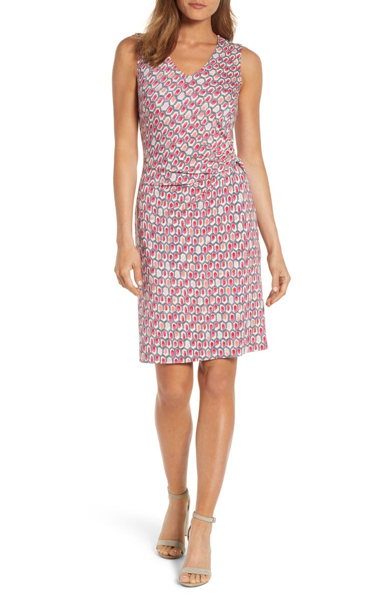 NIC+ZOE Bright Stone Sheath Dress, Main, color, 