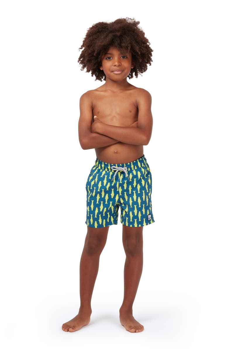 Tom & Teddy Kids' Sardines Swim Trunks, Alternate, color,