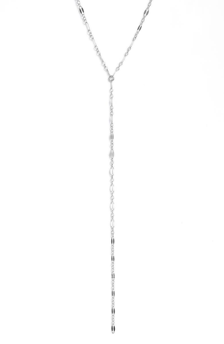 Set & Stones Phoebe Y-Necklace, Alternate, color, Silver