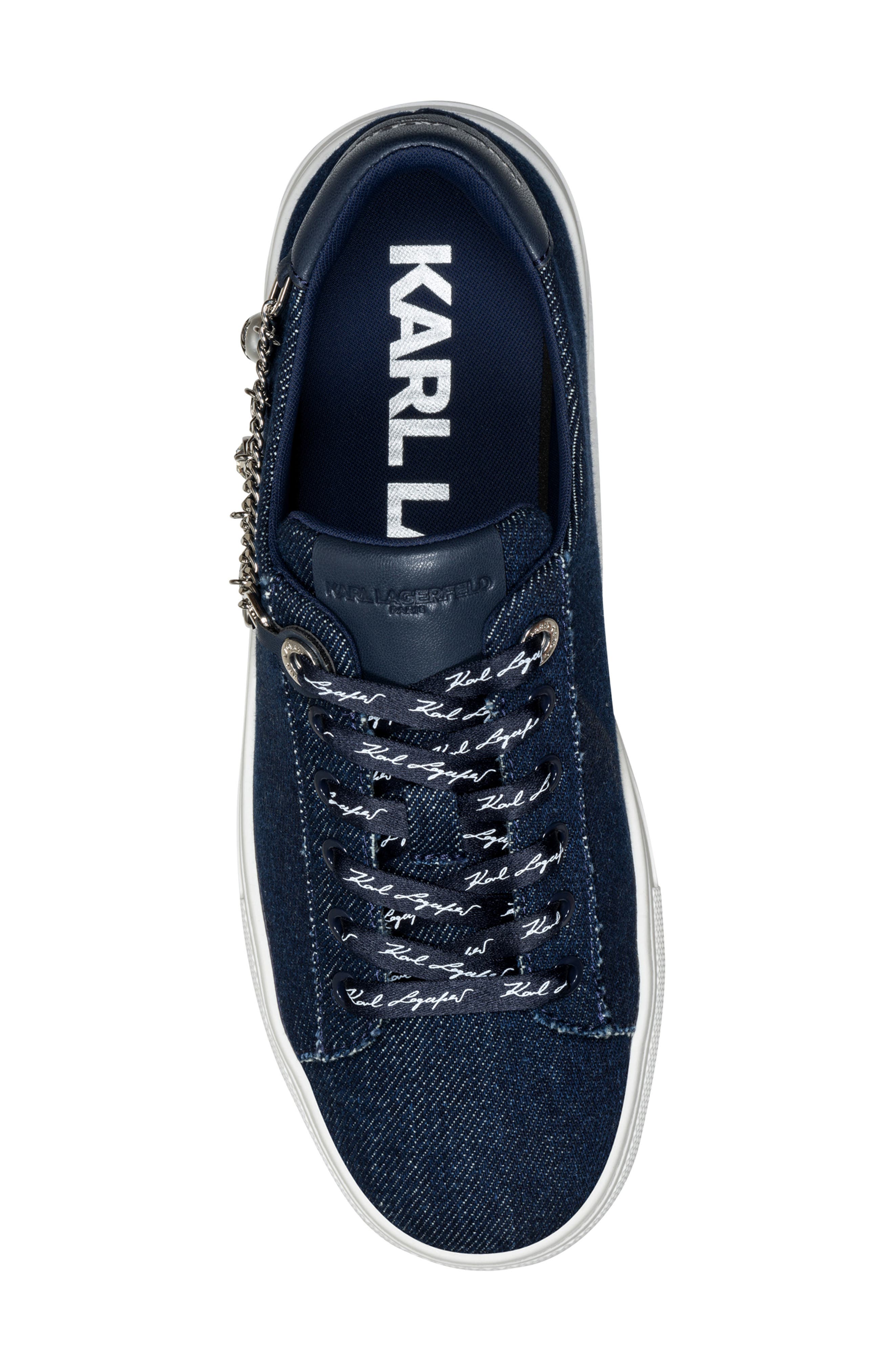 Cate Charms Sneaker, Alternate, color, NEW NAVY