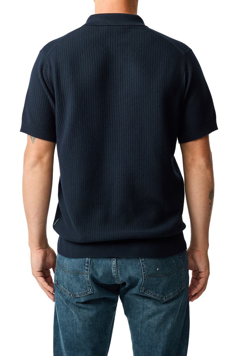 Rodd & Gunn Forbes Textured Polo, Alternate, color, Eclipse