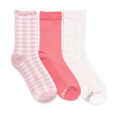 Women's Dream Step Crew Socks, 3 Pair Pack
