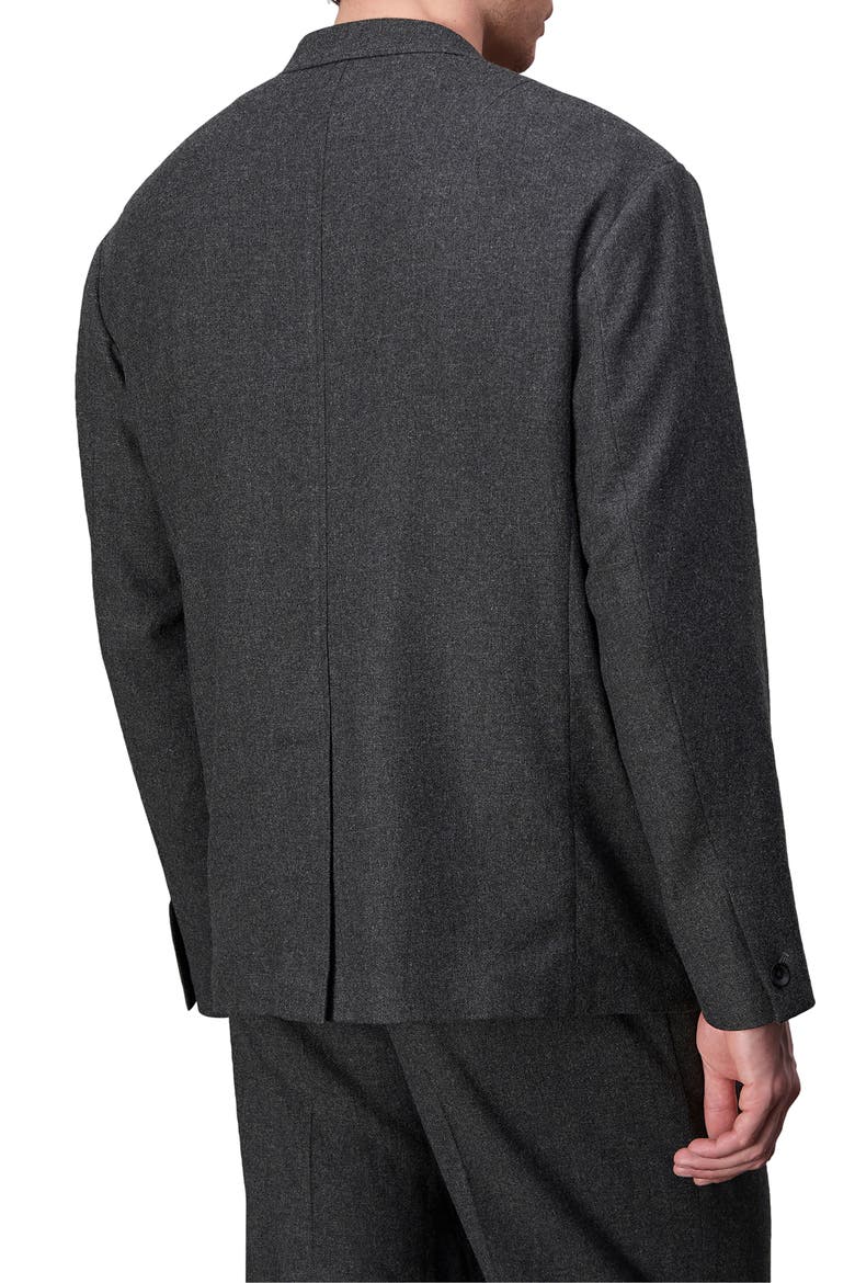 Shift Flannel Blazer, Alternate, color, HEATHER GREY