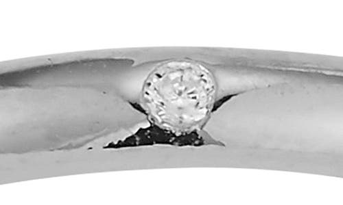 Chloe & Madison Chloe And Madison Cubic Zirconia Stackable Band Ring In Metallic