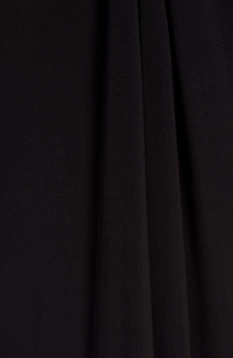 Vince Camuto Twist Front Jersey Jumpsuit, Alternate, color, Black