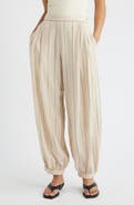MANGO Malta Pantalon Stripe Balloon Pants