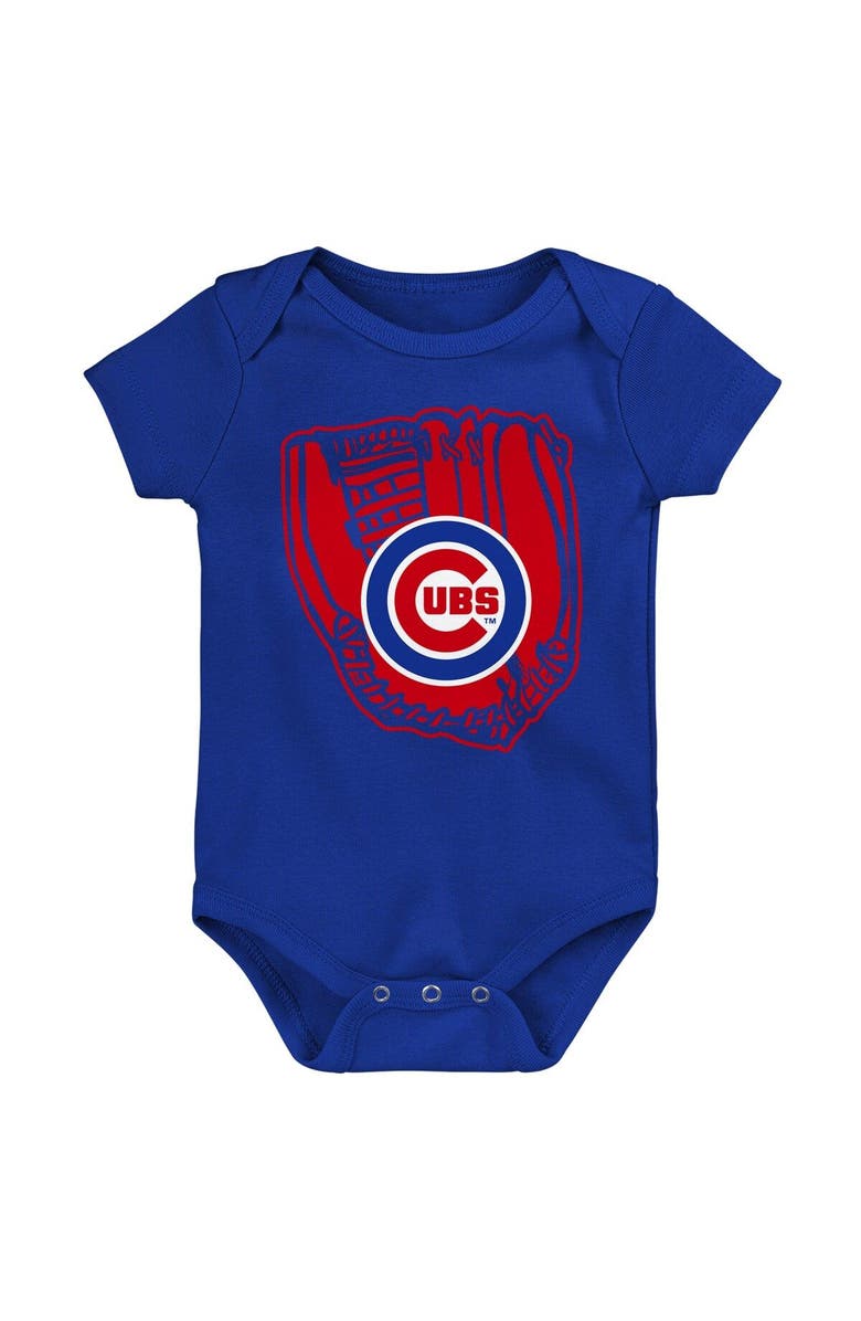 Outerstuff Newborn & Infant Royal/Red/White Chicago Cubs Minor League Player Three-Pack Bodysuit Set, Alternate, color, Royal