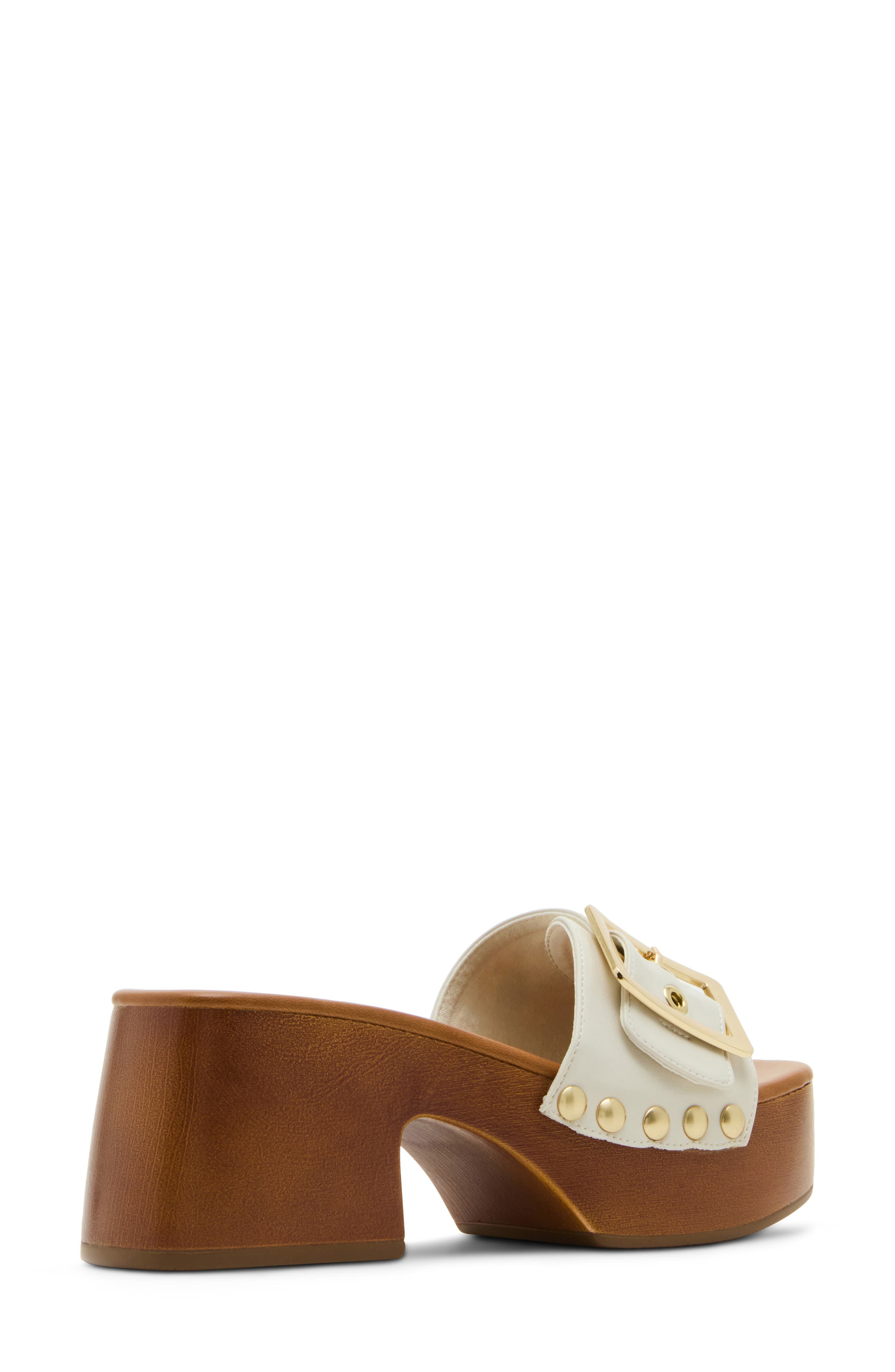 Madden Girl Woodland Slide Sandal, Alternate, color, Bone Paris