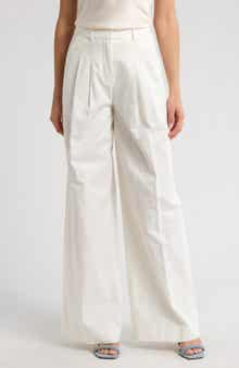 Derek Lam 10 Crosby Juliana Pleated Wide Leg Pants