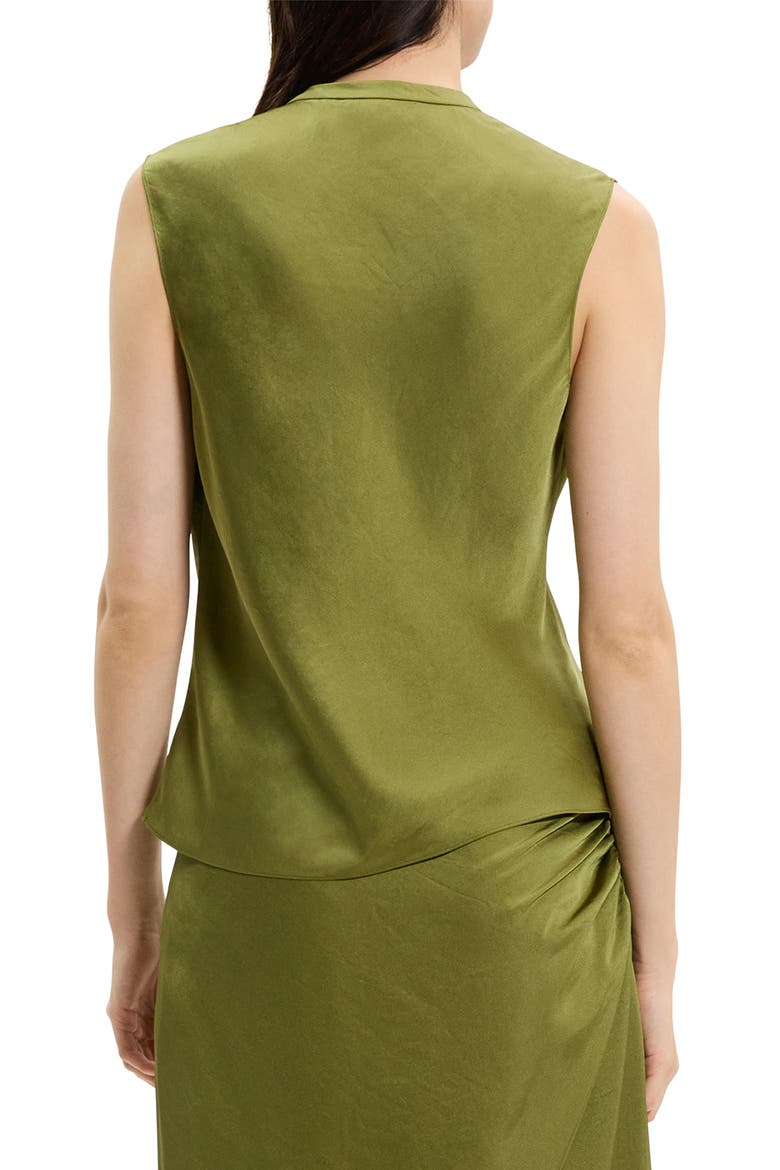Twist Neck Sleeveless Top, Alternate, color, AVOCADO