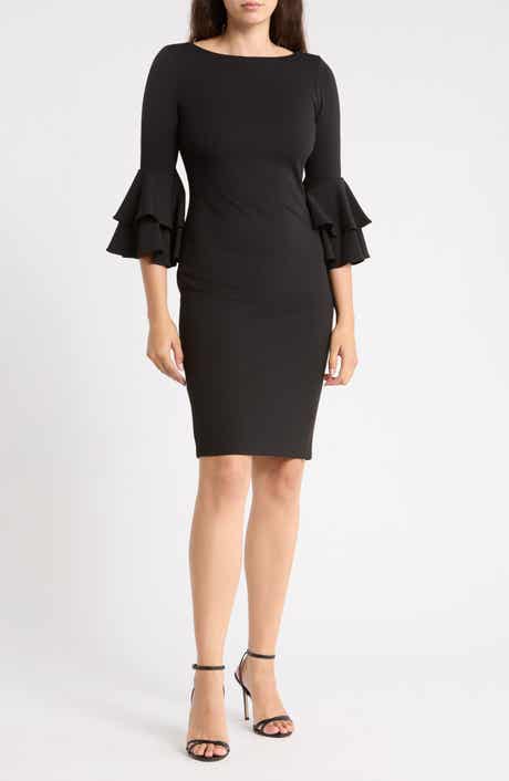 Bell Cuff Sheath Dress