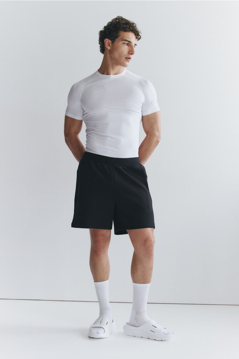 Compression-fit Sports T-shirt With Drymove, Main, color, White