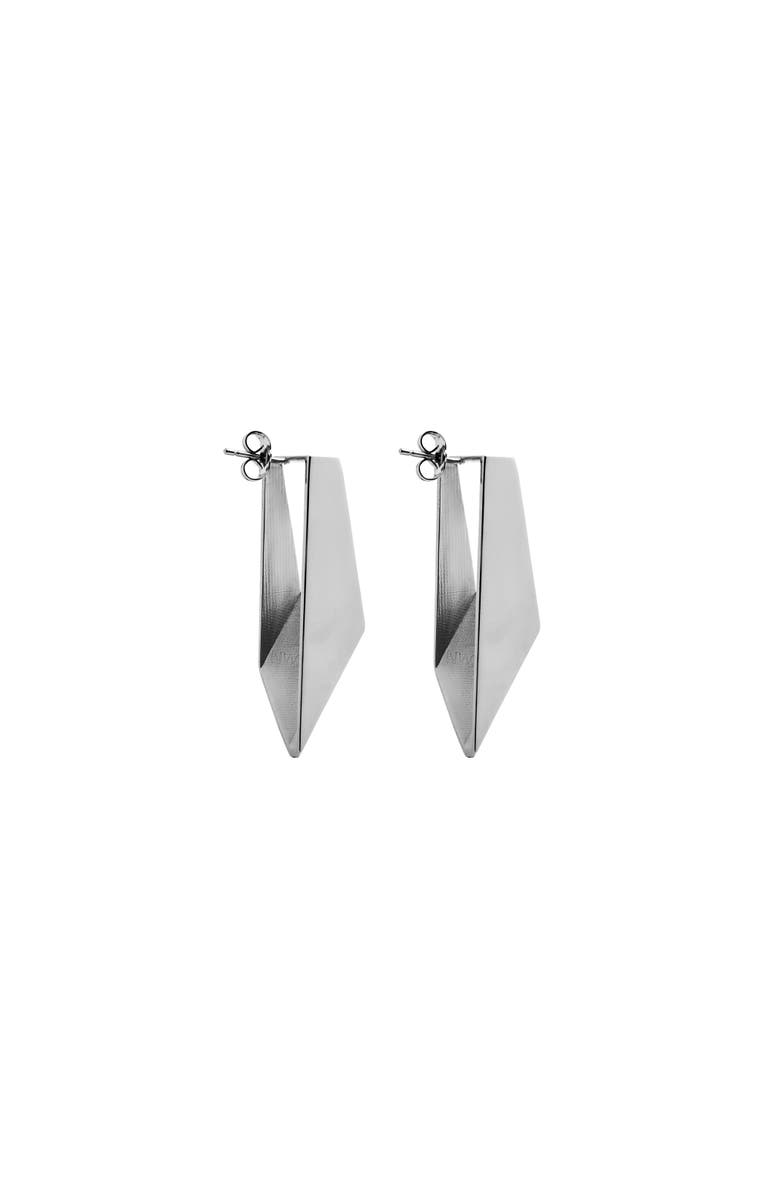 Nayibe Warchausky Jewelry Oblique Earrings, Main, color, Silver