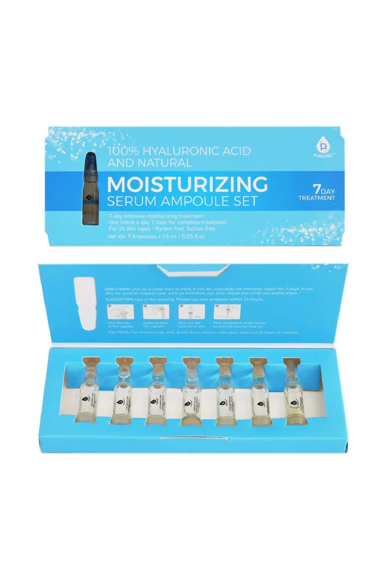 100% Hyaluronic Acid & Moisturizing Serum Ampoule, Alternate, color, Blue