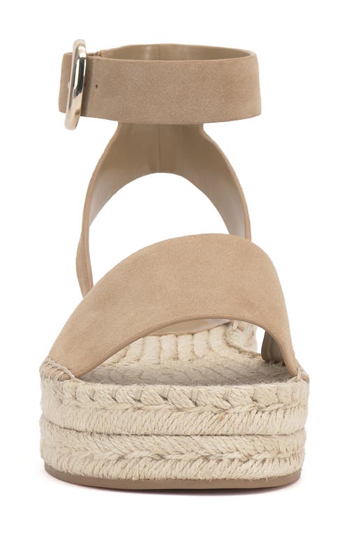 Vince Camuto Darna Ankle Strap Platform Sandal In Tortilla