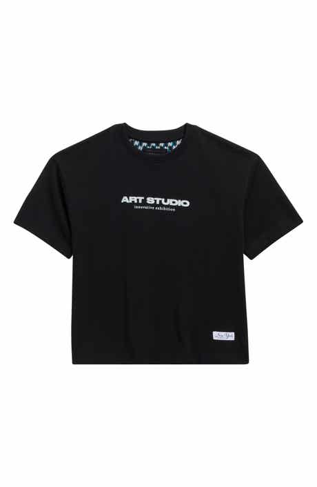 DENIM AND FLOWER Kids' Art Studio Graphic T-Shirt