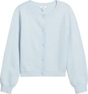 BP. Crewneck Cotton Blend Cardigan