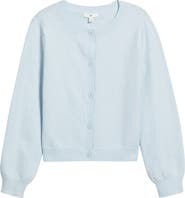 BP. Crewneck Cotton Blend Cardigan