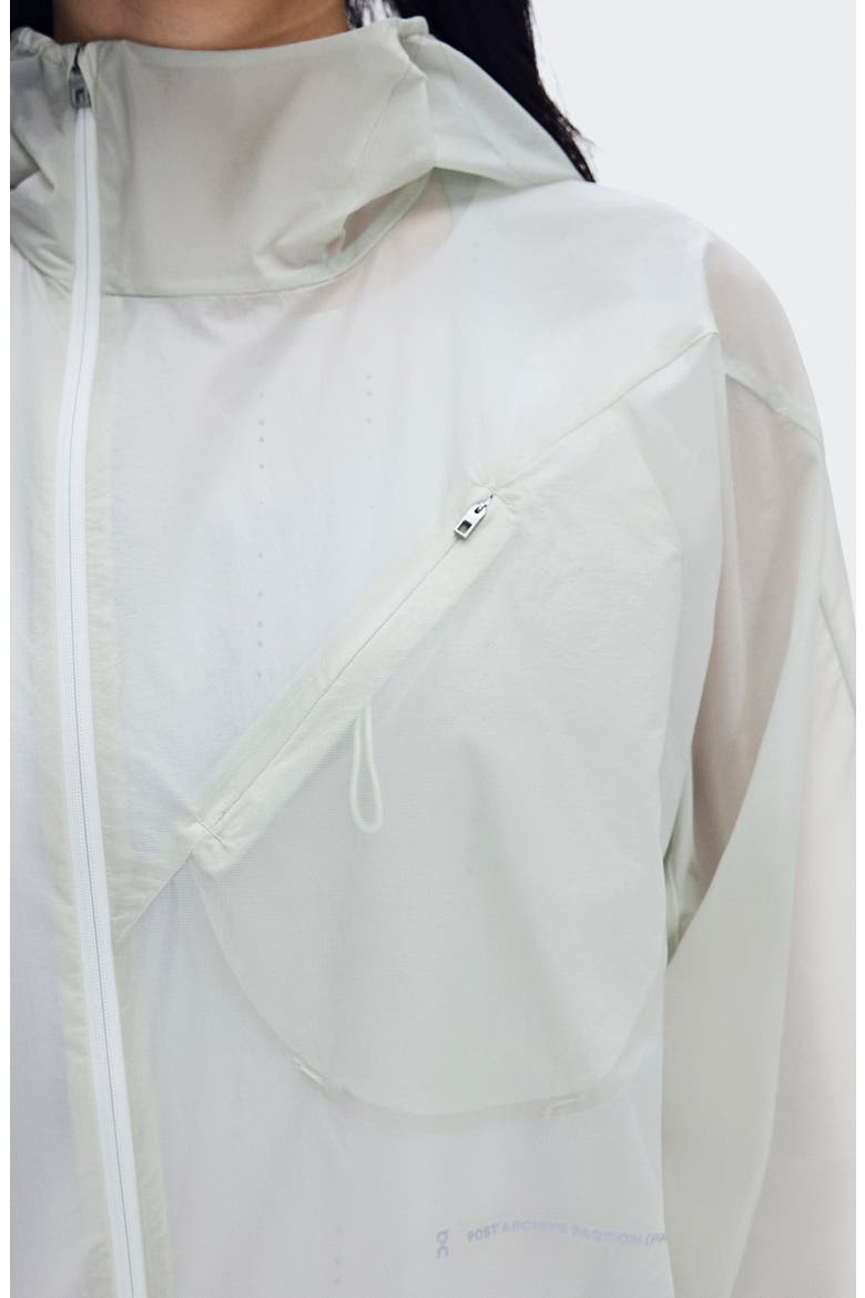 x PAF Zero Water Repellent Hooded Running Jacket, Alternate, color, ICE