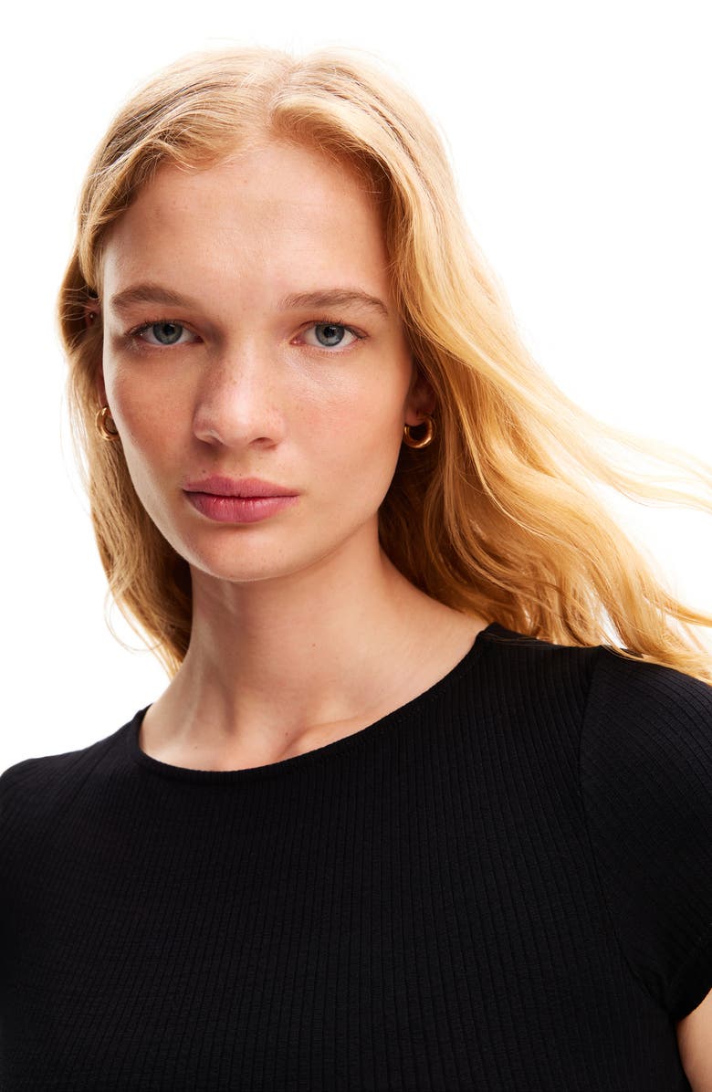 Desigual Geometric Print Combination Midi Dress, Alternate, color,