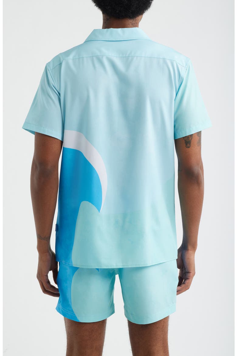 Salt Scene Weekend Camp Shirt, Alternate, color, BLUE