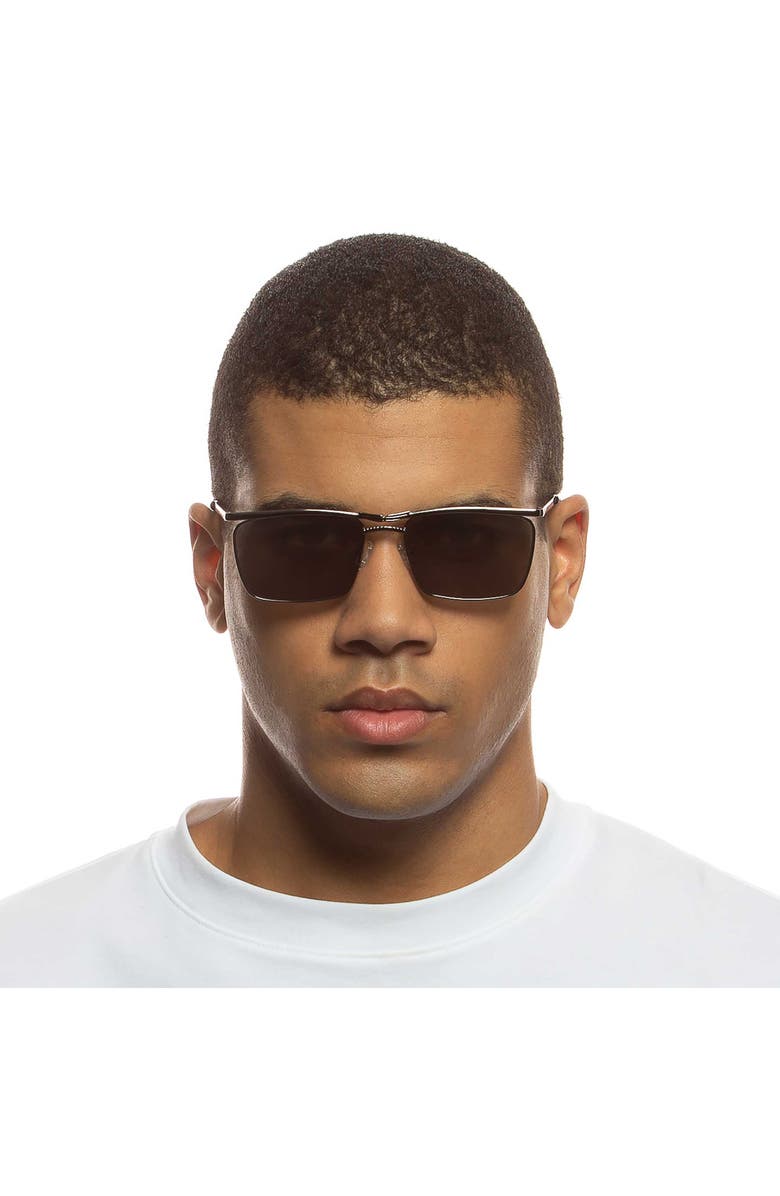 Le Specs Nemesis 57mm Square Sunglasses, Alternate, color, 