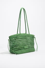 Bimba y Lola Plaited Leather Shopper Bag