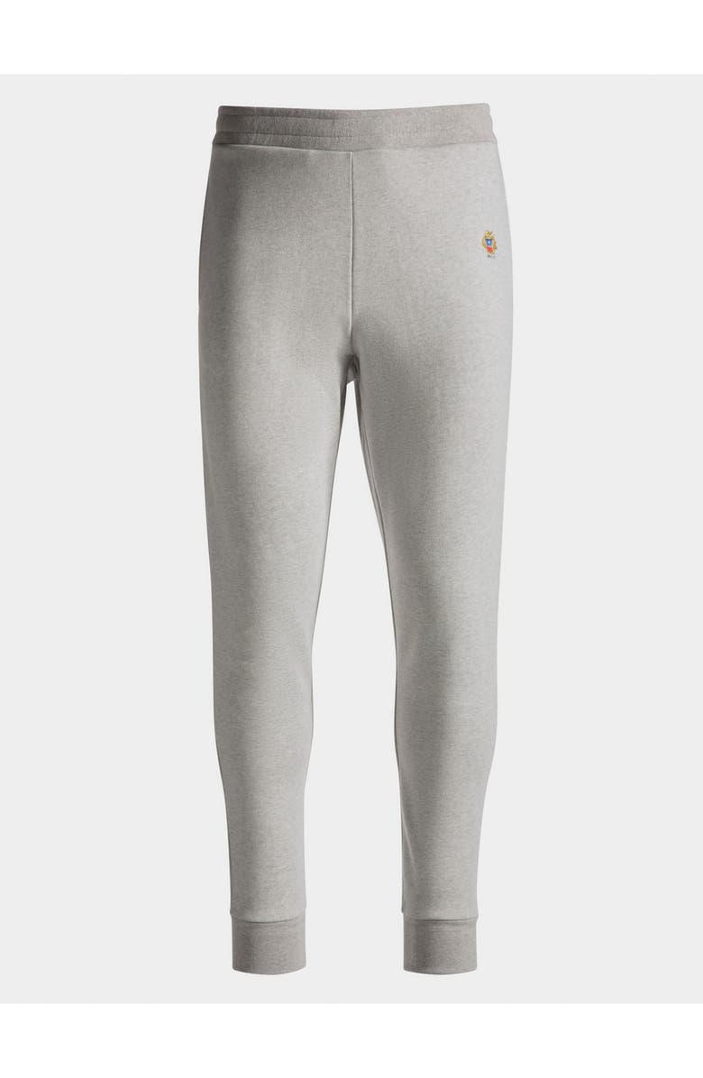 Bally Sweatpants With a Bally Crest Logo In Cotton, Main, color, Gray