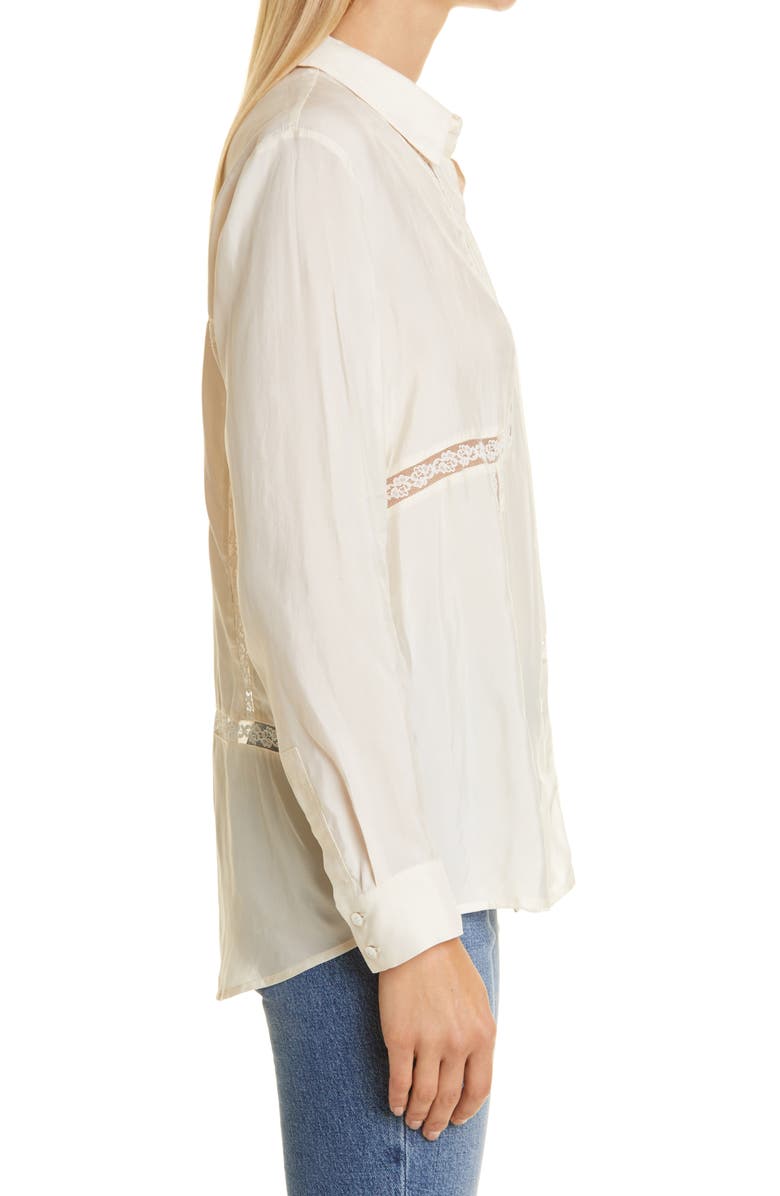 Rails Mona Lace Inset Tunic Blouse, Alternate, color,