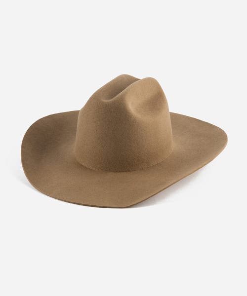 Gigi Pip Stylish Teddy Cattleman Hat In Brown