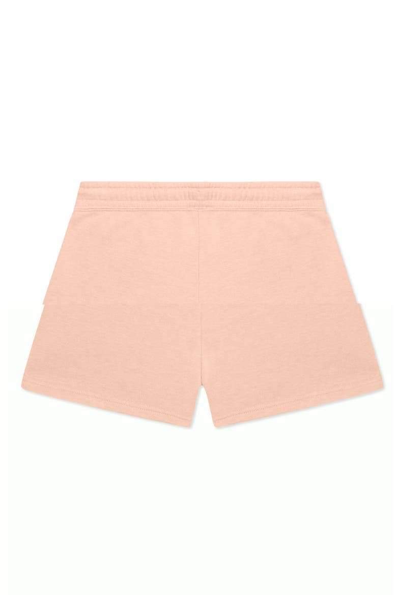 Womens Martini Midweight Washed Fleece Shorts, Alternate, color, Blush