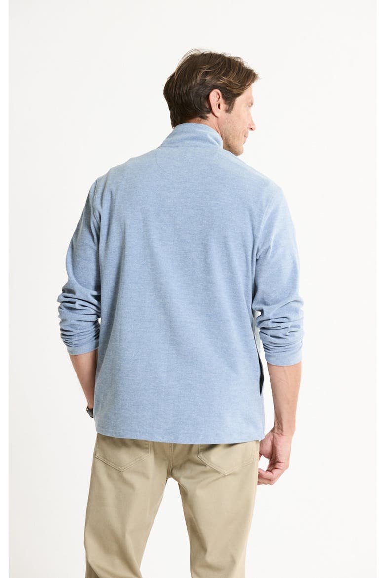 Ultra Soft Heather Knit Full Zip, Alternate, color, SLATE BLUE