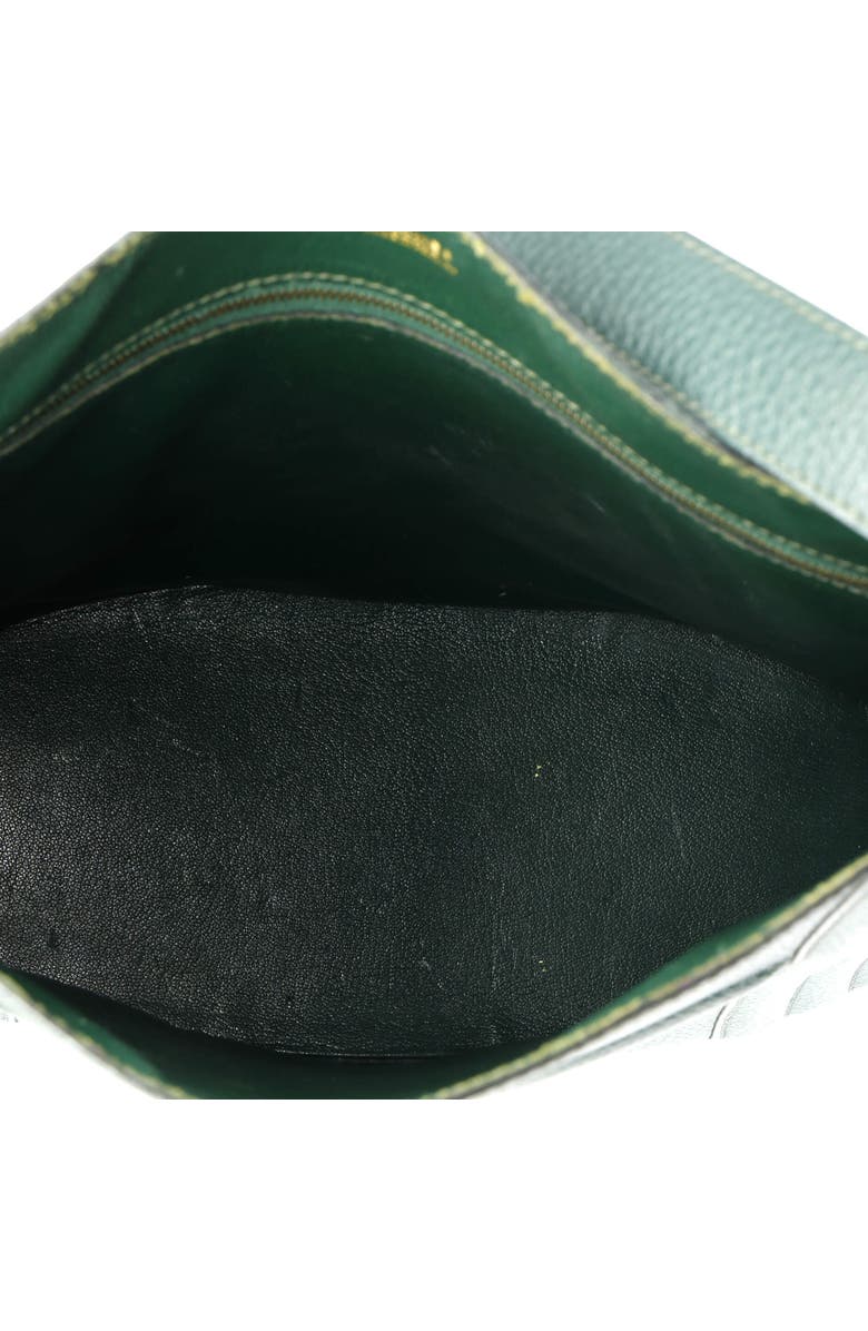 Pre-Owned Hermes Cadena Bag Leather, Alternate, color, Vert