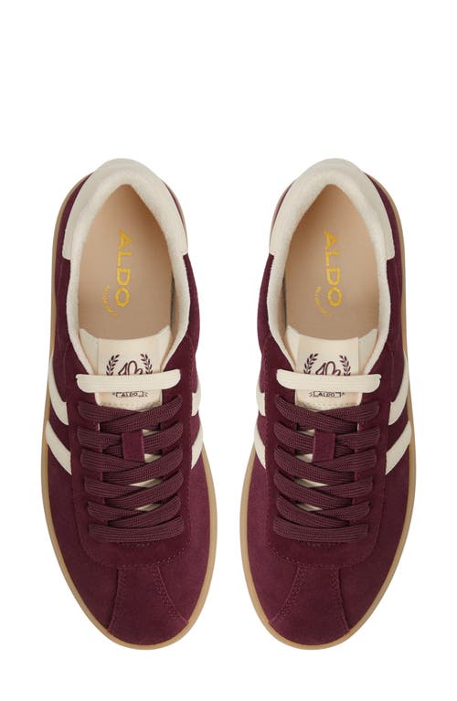 Aldo Chic Sneaker In Burgundy