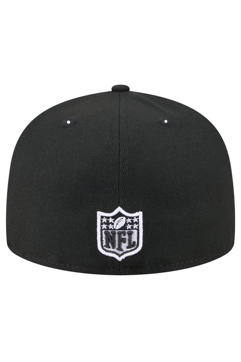 Men's New Era Black Jacksonville Jaguars  Main Patch 59FIFTY Fitted Hat, Alternate, color, Black