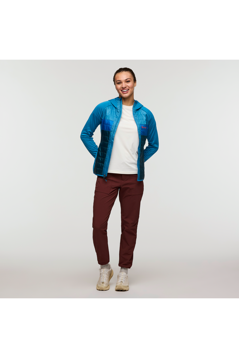 Capa Hybrid Insulated Hooded Jacket - Women's, Alternate, color, Lake/Abyss