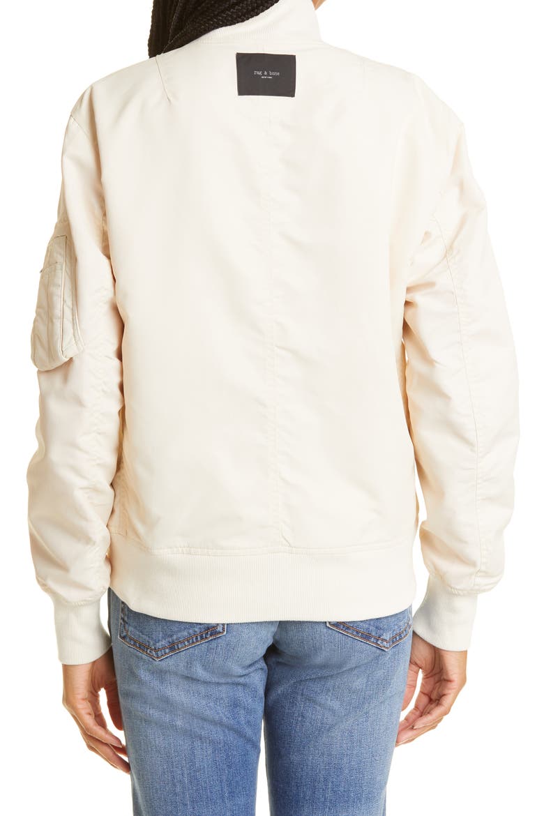 Manston Bomber Jacket, Alternate, color, VANILLA
