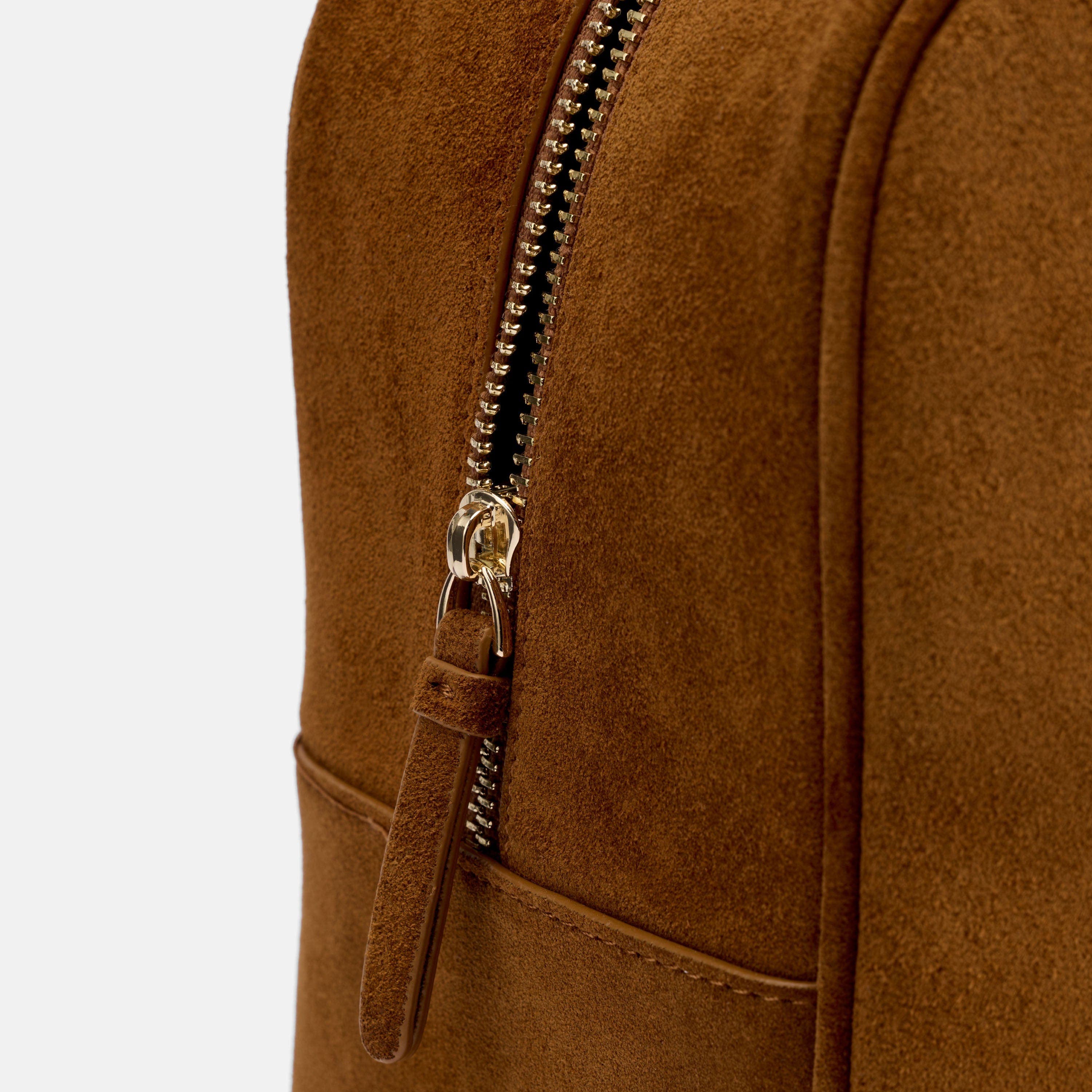 Suede Briefcase Duffle, Alternate, color, Toffee