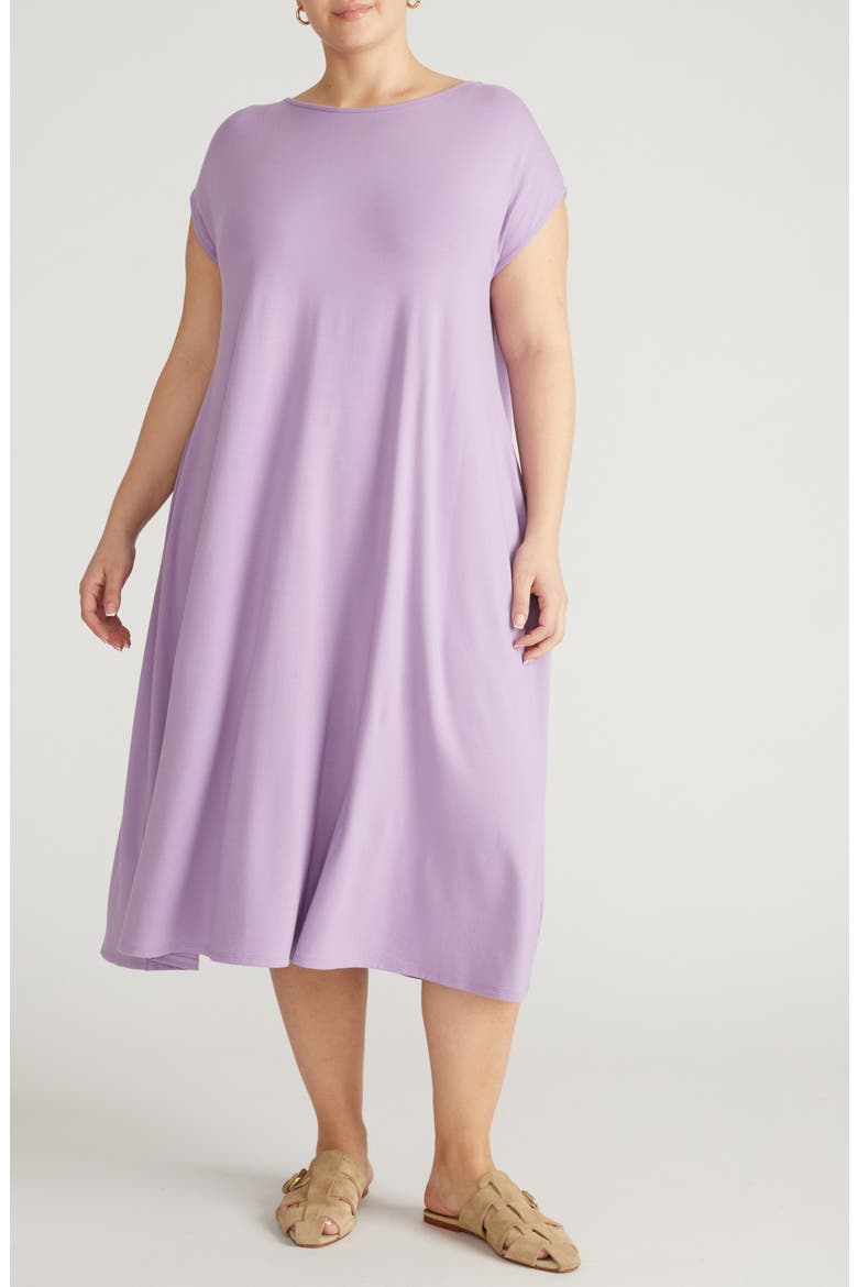 Heatwave Divine Jersey Dress, Main, color, SPRING IRIS PURPLE