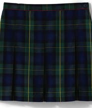 Lands' End School Uniform Girls Plaid Box Pleat Skirt Top of the Knee