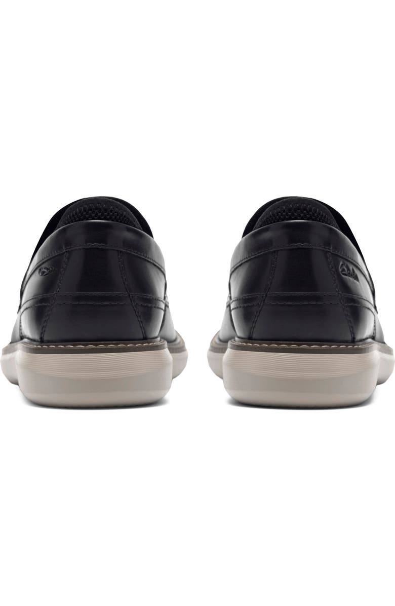 Clarks<sup>®</sup> Brantin Loafer, Alternate, color, Black Leather