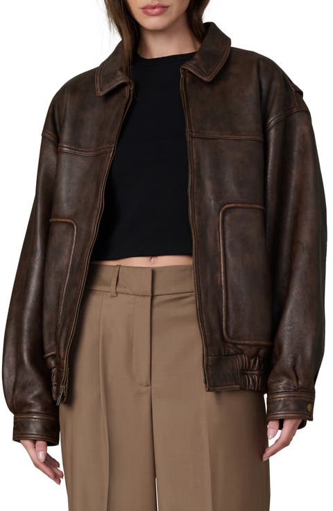 The Luca Leather Bomber Jacket
