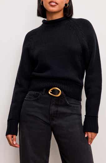 Good American Mock Neck Sweater